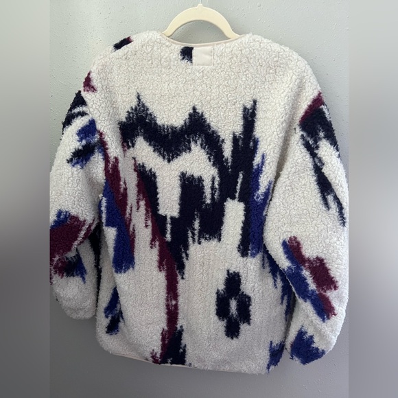 ISABEL MARANT ETOILE Memma Reversible Jacket in Ecru Size 34 New - Picture 3 of 11